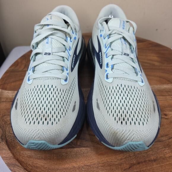 Brooks Adrenaline GTS 23 Blue Glass Womens Size 8.5 Running Shoes 1203811B471 - Picture 4 of 12